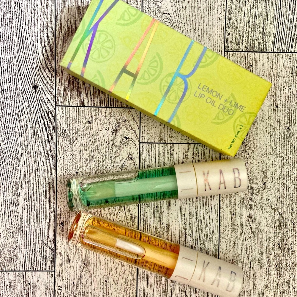 KAB Lemon & Lime Lip oil duo